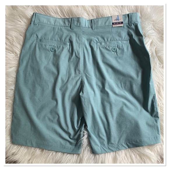 NWT Johnnie-O Wyatt Chino Golf Shorts Blue 35 - Picture 4 of 10